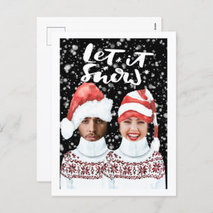Funny Foto Personalisiert Weihnachten Let It Snow