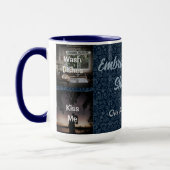 Funny Foto Personalisierte Geschenke für Ehemann B Tasse (Links)