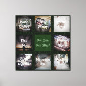 Funny Foto Personalisierte Geschenke für Husband G Leinwanddruck (Vorderseite)