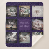 Funny Foto Personalisierte Geschenke für Husband V Sherpadecke (Vorderseite)
