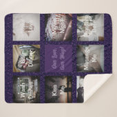 Funny Foto Personalisierte Geschenke für Husband V Sherpadecke (Vorderseite (Horizontal))