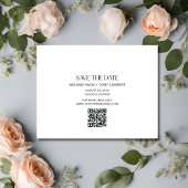 Funny Foto QR Code Hochzeit Speichern Sie das Datu Ankündigung