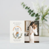 Funny Foto Ugly Sweater Leafy Rentier Weihnachten (Stehend Vorderseite)