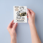 Funny Foto vielen Dank Flyer (Gruppe)