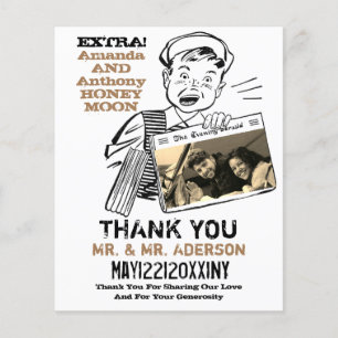 Funny Foto vielen Dank Flyer