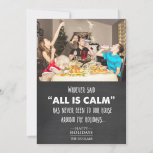 Funny Foto Weihnachts Weihnachtsfeiertag Grußkarte