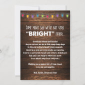 Funny Foto Weihnachts Weihnachtskarte (Rückseite)