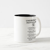 Funny Fotograf Definitionen Zweifarbige Tasse (VorderseiteRechts)