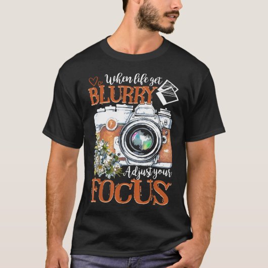 Funny Fotograf Gift T-Shirt Camera Fotografie (Vorderseite)