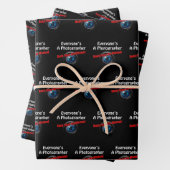 Funny Fotografy - Fotograf Go Manual Quote Geschenkpapier Set (Beispiel)