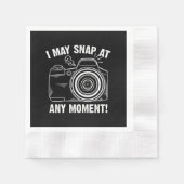 Funny Fotografy Gift für Männer Cool Fotografen Serviette (Vorderseite)