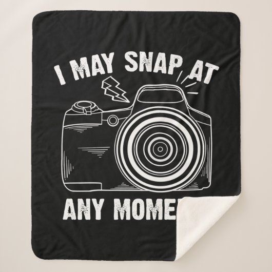 Funny Fotografy Gift für Männer Coole Fotografie Sherpadecke (Vorderseite)