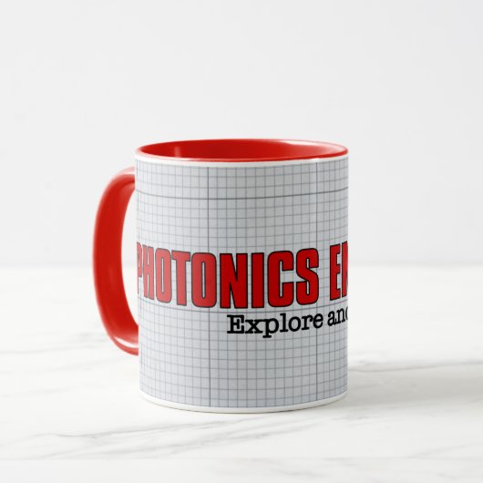 Funny Fotonics Engineers Leuchtt den Weg mit Namen Tasse (Vorderseite Links)