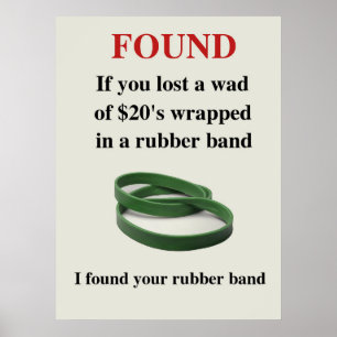 Funny Found Poster