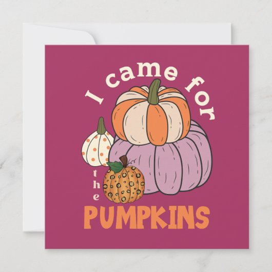Funny Four Pumpkins Fall (Vorderseite)