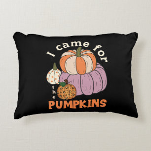 Funny Four Pumpkins Fall Dekokissen