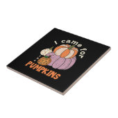 Funny Four Pumpkins Fall Fliese (Seite)
