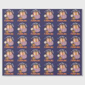 Funny Four Pumpkins Fall Geschenkpapier (Flach)