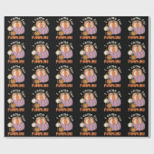Funny Four Pumpkins Fall Geschenkpapier (Flach)