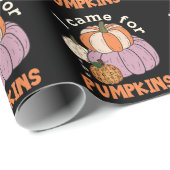 Funny Four Pumpkins Fall Geschenkpapier (Rolleneckpunkt)