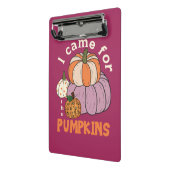 Funny Four Pumpkins Fall Mini Klemmbrett (Gewinkelt2)