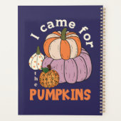 Funny Four Pumpkins Fall Planer (Rückseite)