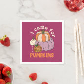 Funny Four Pumpkins Fall Serviette (Beispiel)
