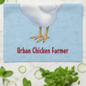 Funny Fowl Language Urban Chicken Bauer Handtuch (Gefaltet)