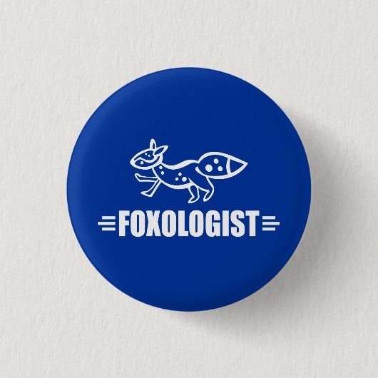Funny Fox Button (Vorderseite)