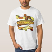 Funny Fox Duck Animal Puff T-Shirt (Vorderseite)