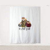 Funny Fox Es ist Herbst Y'all Erntedank Tierische  Wandteppich (Vorderseite)