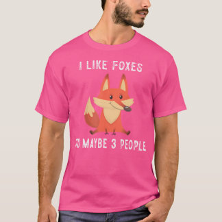 Funny Fox für Fox Liebhaber T-Shirt