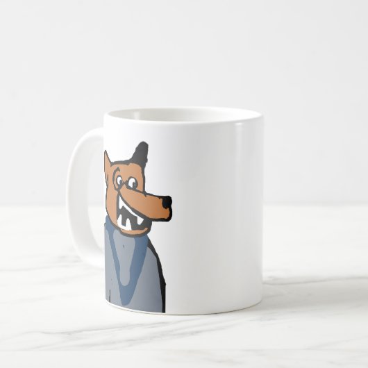 Funny Fox Kaffeetasse (Vorderseite Links)