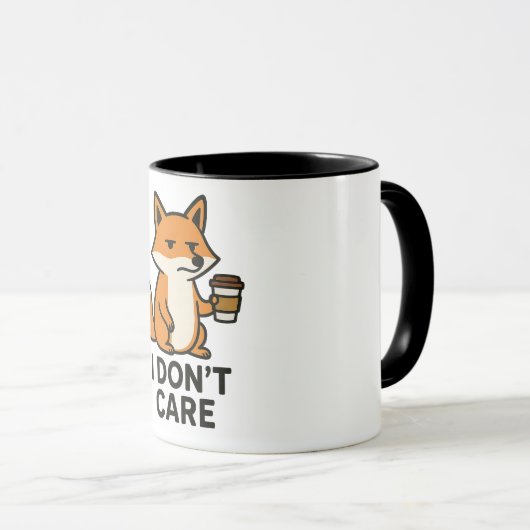 Funny Fox Mug Tasse (VorderseiteRechts)