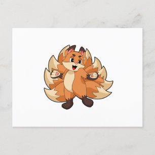 Funny Fox Postkarte
