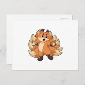 Funny Fox Postkarte (Vorne/Hinten)