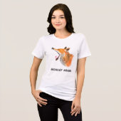 Funny Fox T - Shirt mit Text - Anpassbar (Vorderseite voll)
