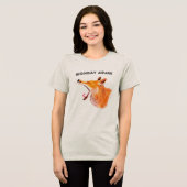 Funny Fox T - Shirt Montag wieder - Benutzerdefini (Vorderseite voll)