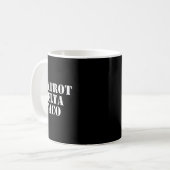 Funny Foxtrot Delta Kaffeetasse (Vorderseite Links)