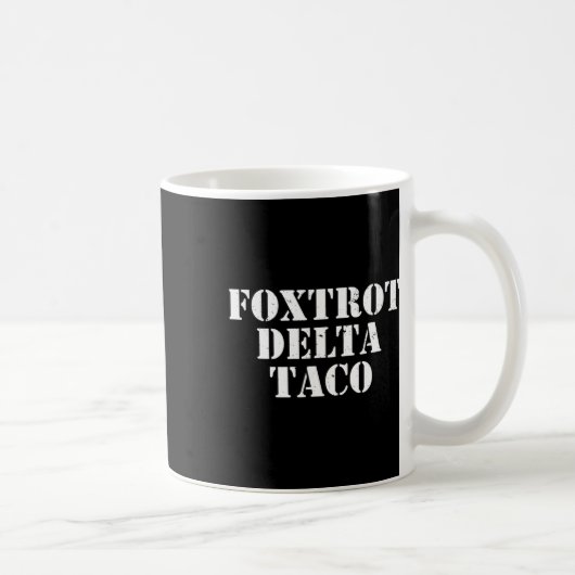 Funny Foxtrot Delta Kaffeetasse (Rechts)