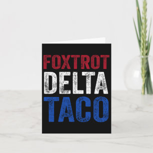 Funny Foxtrot Delta Karte