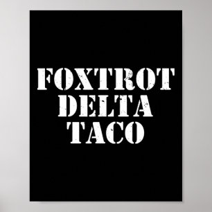 Funny Foxtrot Delta Poster