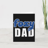 Funny Foxy Dad Karte (Vorderseite)
