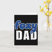 Funny Foxy Dad  Karte (Gelbe Blume)