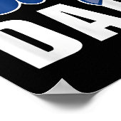 Funny Foxy Dad  Poster (Ecke)