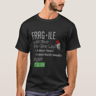 Funny Fragile Definition hässlicher Strick zu Weih T-Shirt