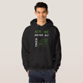 Funny Fragte mir über meine trex Mens Frauen Kinde Hoodie (Vorne ganz)