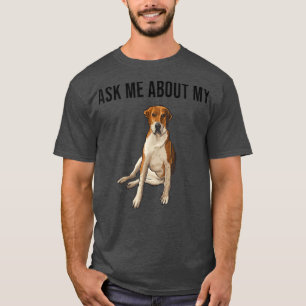 Funny Fragte mir über meinen englischen Hund Lover T-Shirt