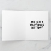 FUNNY FRAMAN FRIEND BIRTHDAY FRIEND CARD KARTE (Innenseite)