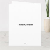 FUNNY FRAMAN FRIEND BIRTHDAY FRIEND CARD KARTE (Rückseite)